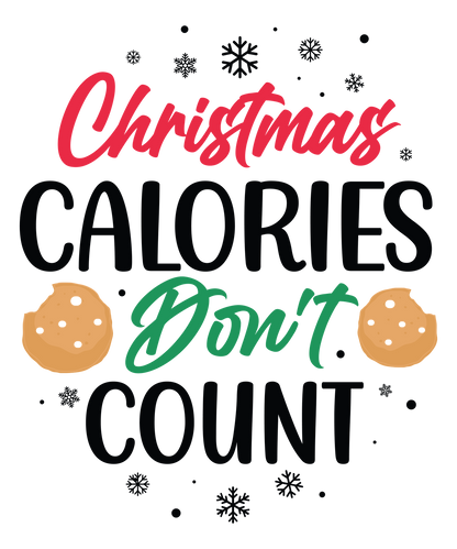 Classic Christmas saying DTF transfer design XMAS1486-34. Physical textile transfer only.