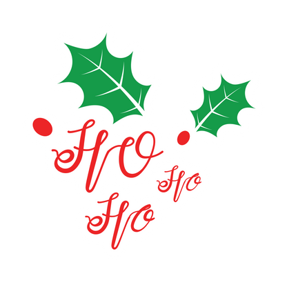 Classic Christmas saying DTF transfer design XMAS1486-6. Physical textile transfer only.