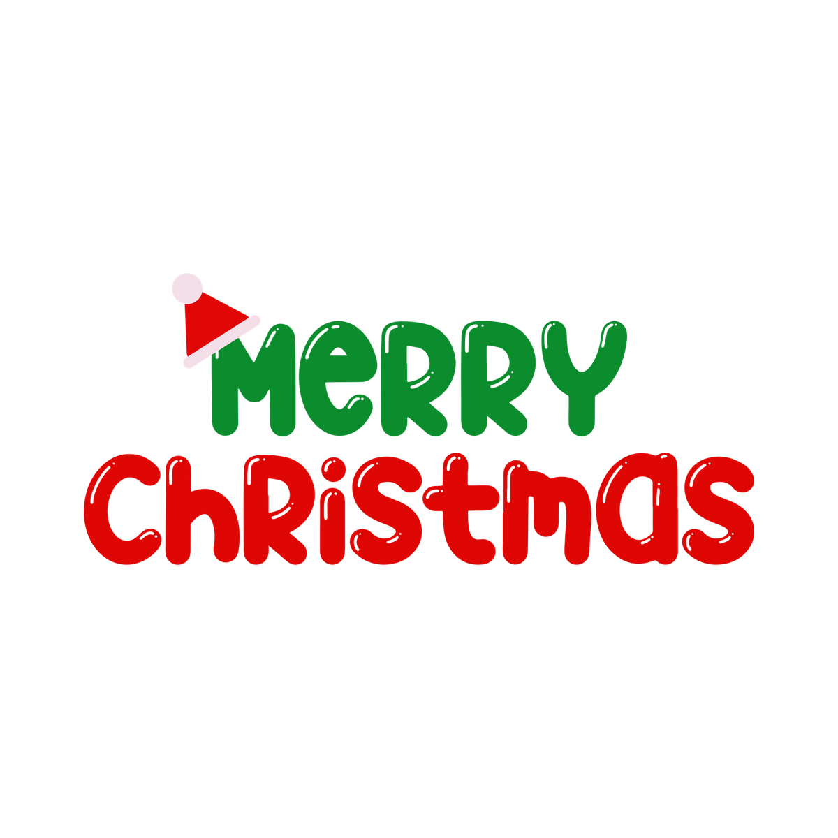 Classic Christmas saying DTF transfer design XMAS1486-9. Physical textile transfer only.