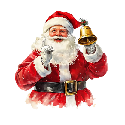 Classic Santa Christmas DTF transfer, pattern XMAS1489-1