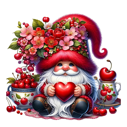 Cozy cocoa Christmas gnome DTF transfer, pattern XMAS1490-11
