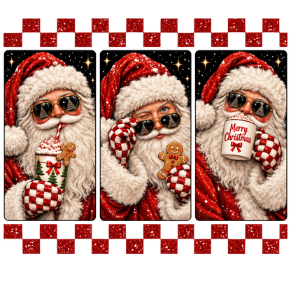 Cozy vintage Christmas illustration DTF transfer, pattern XMAS1494-1