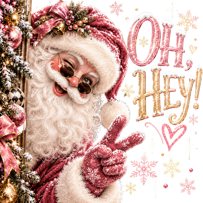 Cozy vintage Christmas illustration DTF transfer, pattern XMAS1494-13