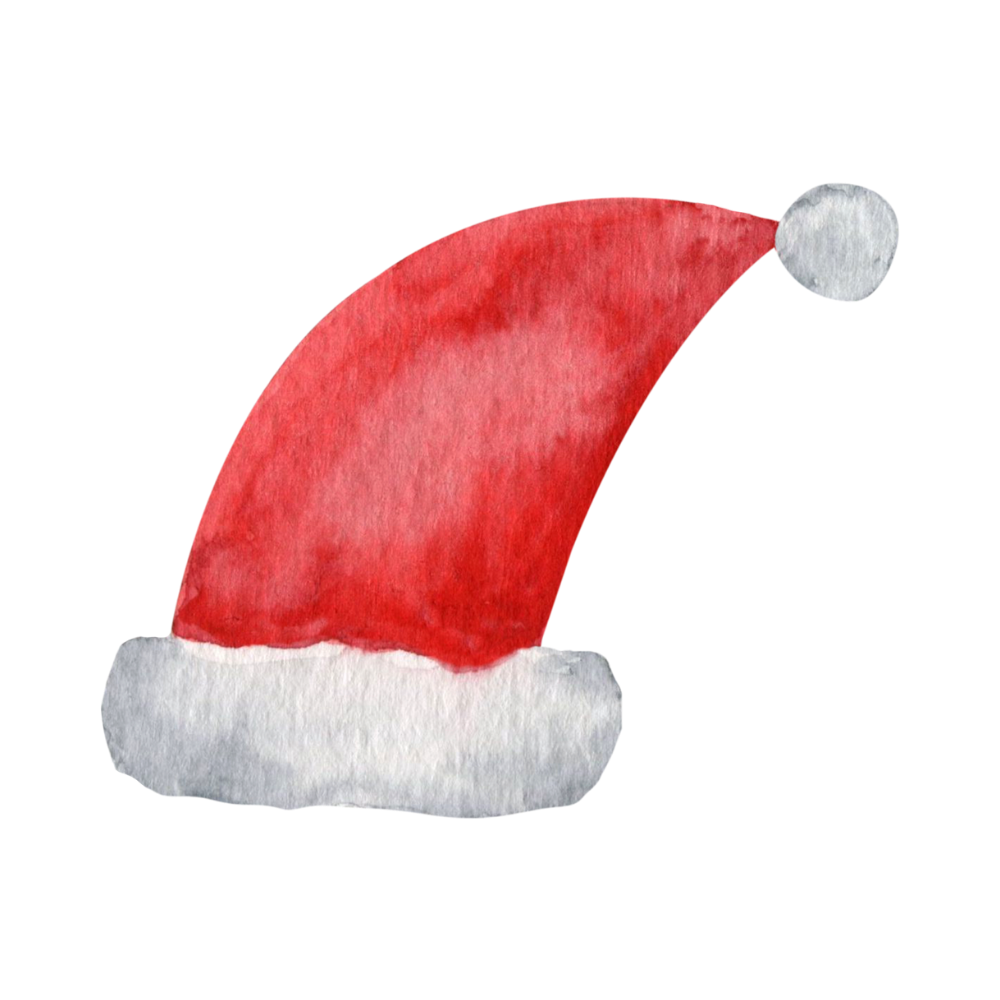 Cozy watercolor Christmas object DTF transfer, pattern XMAS1495-14