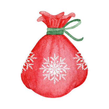Cozy watercolor Christmas object DTF transfer, pattern XMAS1495-20
