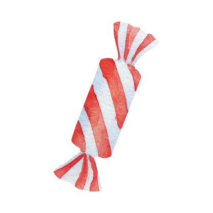 Cozy watercolor Christmas object DTF transfer, pattern XMAS1495-24