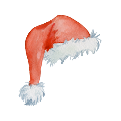 Cozy watercolor Christmas object DTF transfer, pattern XMAS1495-7