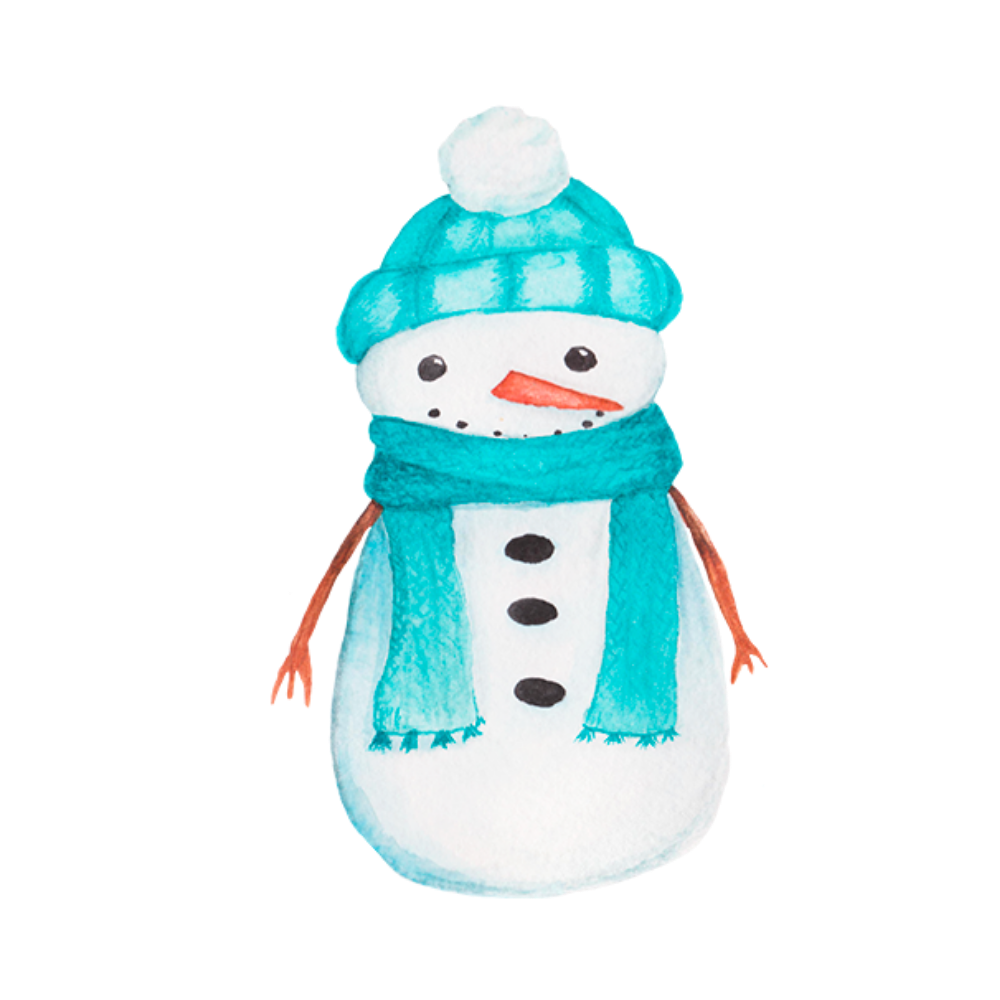 Cozy snowman Christmas DTF transfer, pattern XMAS1496-1