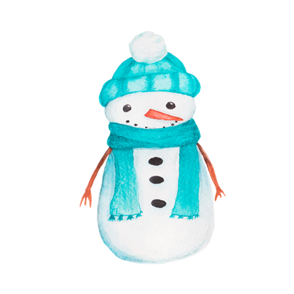Cozy snowman Christmas DTF transfer, pattern XMAS1496-1