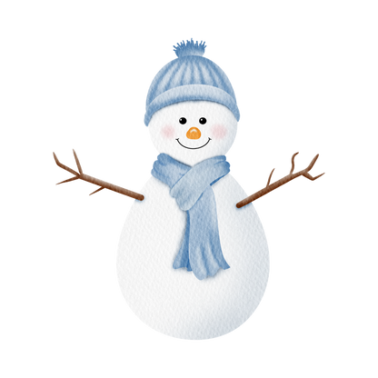 Cozy snowman Christmas DTF transfer, pattern XMAS1496-11