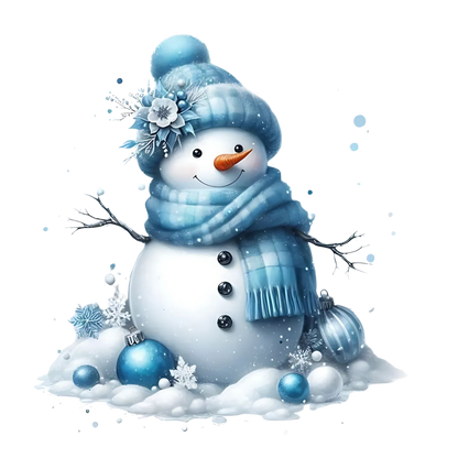 Cozy snowman Christmas DTF transfer, pattern XMAS1496-12
