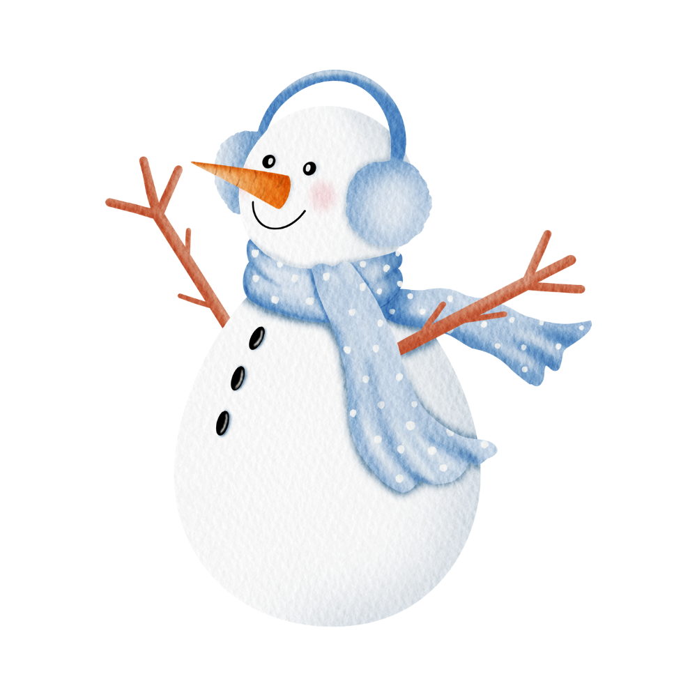 Cozy snowman Christmas DTF transfer, pattern XMAS1496-14