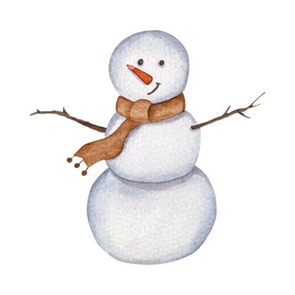 Cozy snowman Christmas DTF transfer, pattern XMAS1496-17