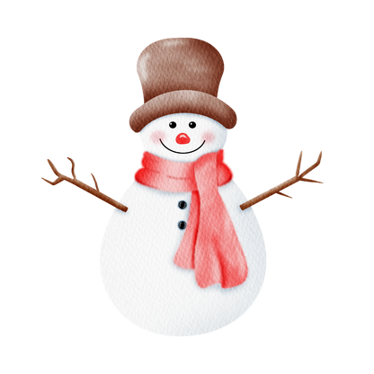 Cozy snowman Christmas DTF transfer, pattern XMAS1496-20