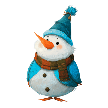 Cozy snowman Christmas DTF transfer, pattern XMAS1496-27