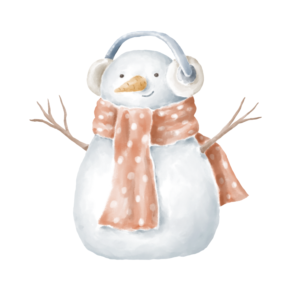 Cozy snowman Christmas DTF transfer, pattern XMAS1496-29