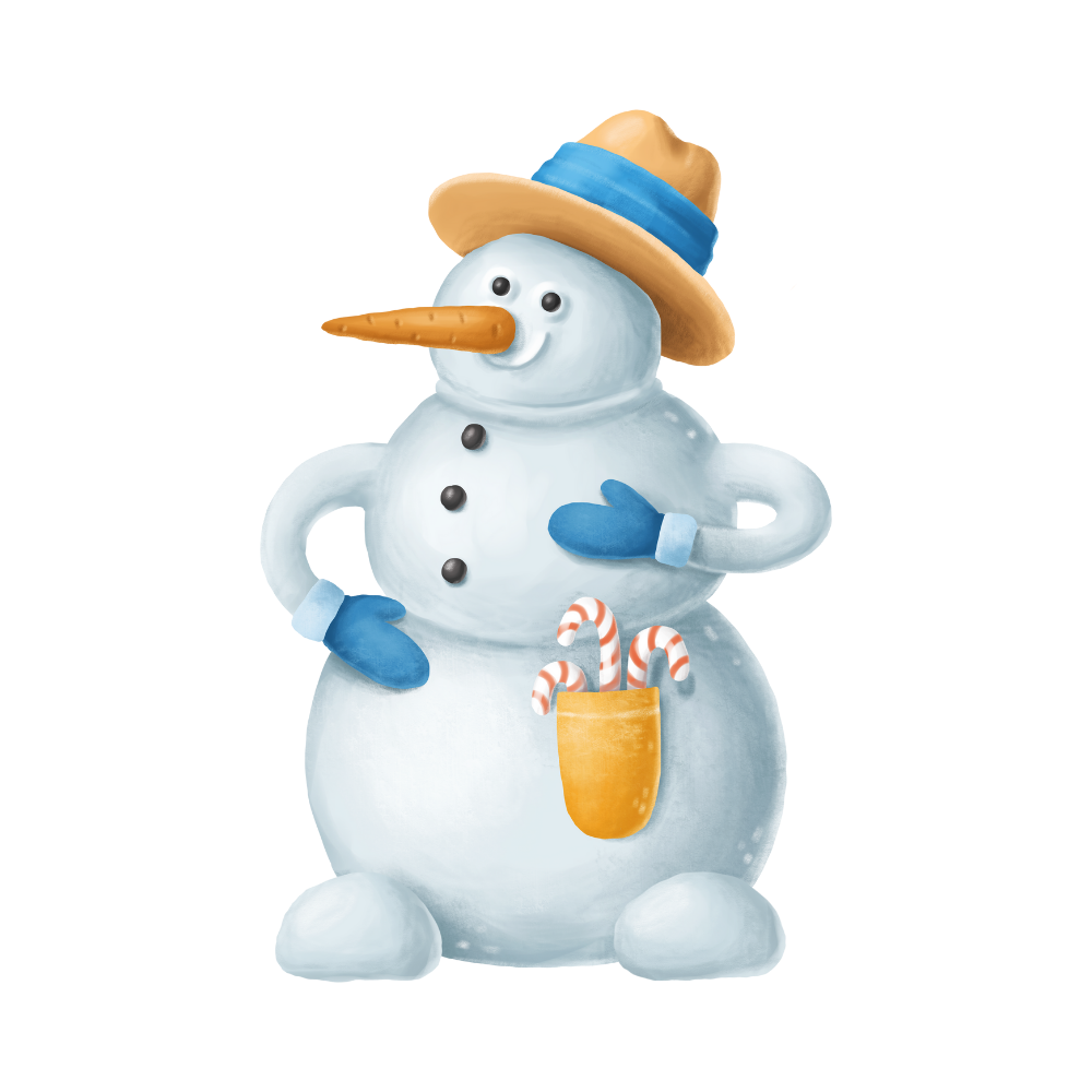 Cozy snowman Christmas DTF transfer, pattern XMAS1496-30
