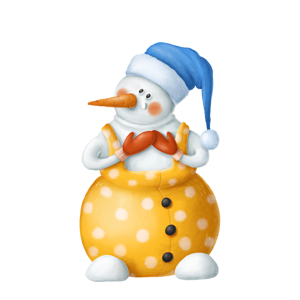 Cozy snowman Christmas DTF transfer, pattern XMAS1496-31