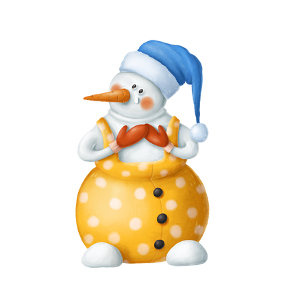 Cozy snowman Christmas DTF transfer, pattern XMAS1496-31
