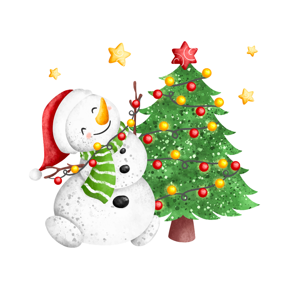 Cozy snowman Christmas DTF transfer, pattern XMAS1496-34