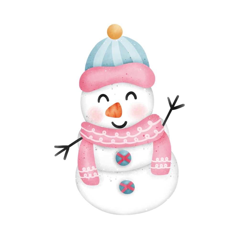 Cozy snowman Christmas DTF transfer, pattern XMAS1496-38