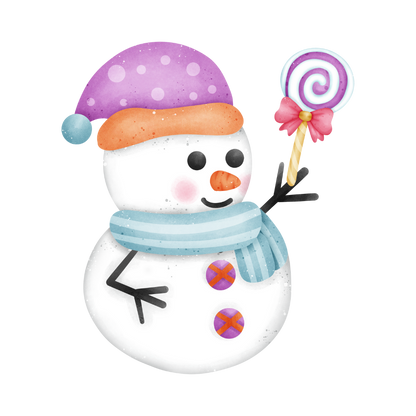 Cozy snowman Christmas DTF transfer, pattern XMAS1496-39