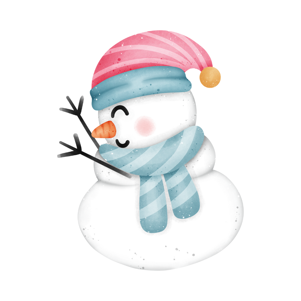 Cozy snowman Christmas DTF transfer, pattern XMAS1496-40