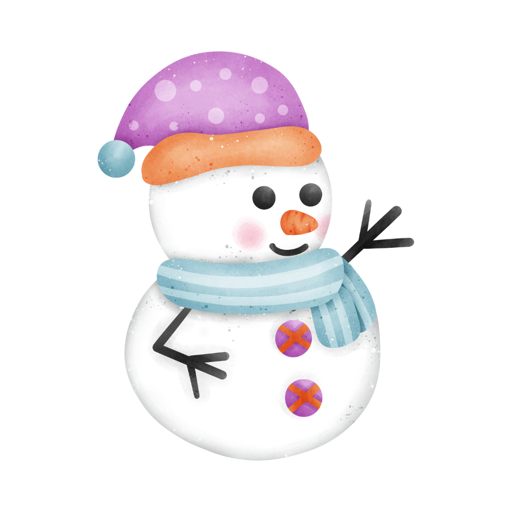 Cozy snowman Christmas DTF transfer, pattern XMAS1496-41