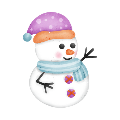 Cozy snowman Christmas DTF transfer, pattern XMAS1496-41