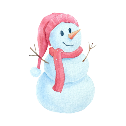 Cozy snowman Christmas DTF transfer, pattern XMAS1496-43