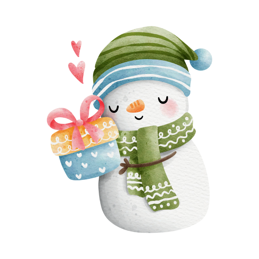 Cozy snowman Christmas DTF transfer, pattern XMAS1496-5