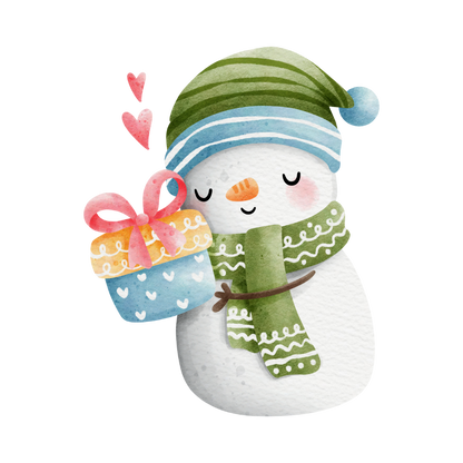 Cozy snowman Christmas DTF transfer, pattern XMAS1496-5