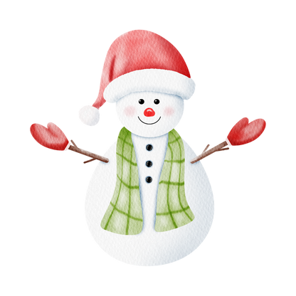 Cozy snowman Christmas DTF transfer, pattern XMAS1496-8