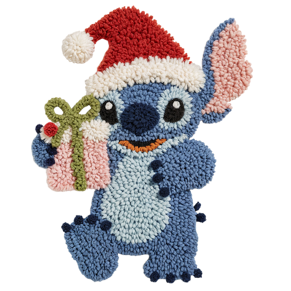 Crochet-look Christmas character DTF transfer, pattern XMAS1497-25