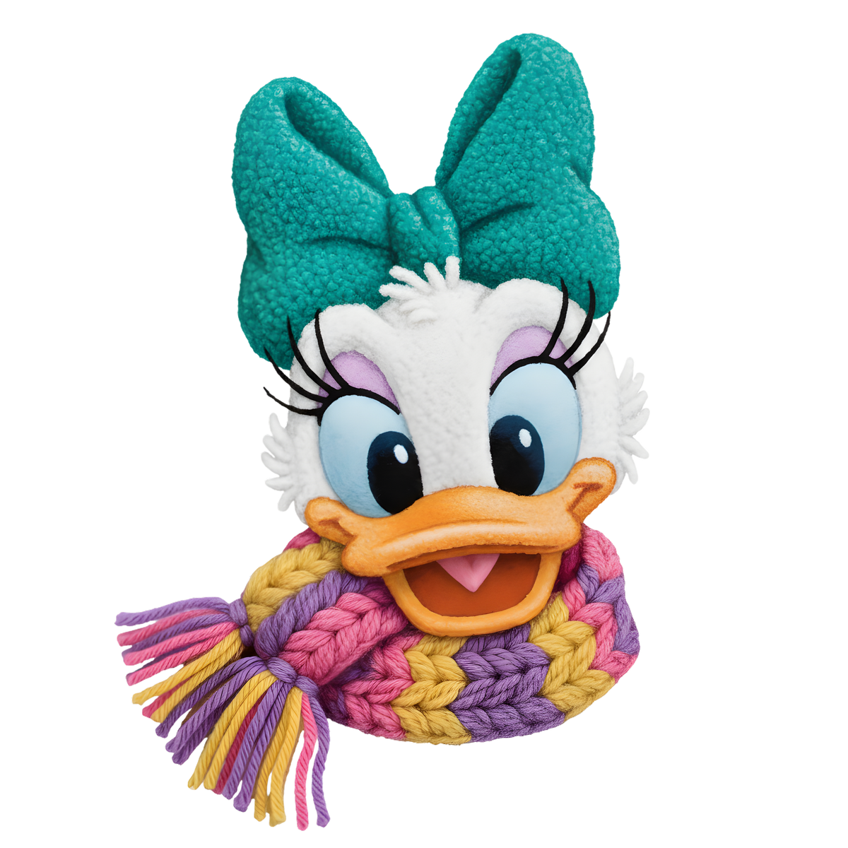 Crochet-look Christmas character DTF transfer, pattern XMAS1497-6