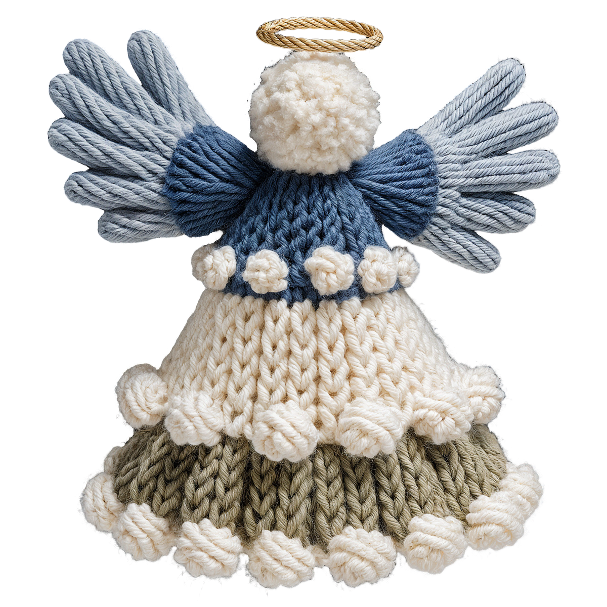 Crochet-look Nativity and Christian Christmas DTF transfer, pattern XMAS1501-13