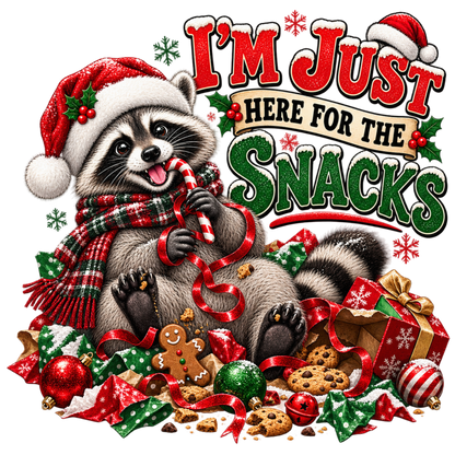 Cute Christmas animal friend DTF transfer, pattern XMAS1506-1