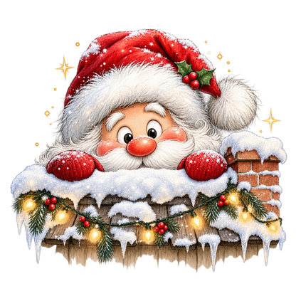 Cute Christmas animal friend DTF transfer, pattern XMAS1506-10