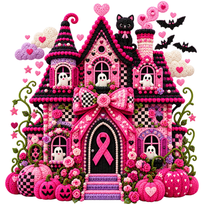 Breast Cancer Awareness Faux Yarn DTF Transfers – Ready to Press