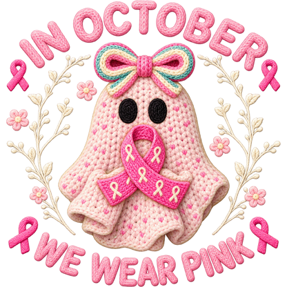 Breast Cancer Awareness Faux Yarn DTF Transfers – Ready to Press