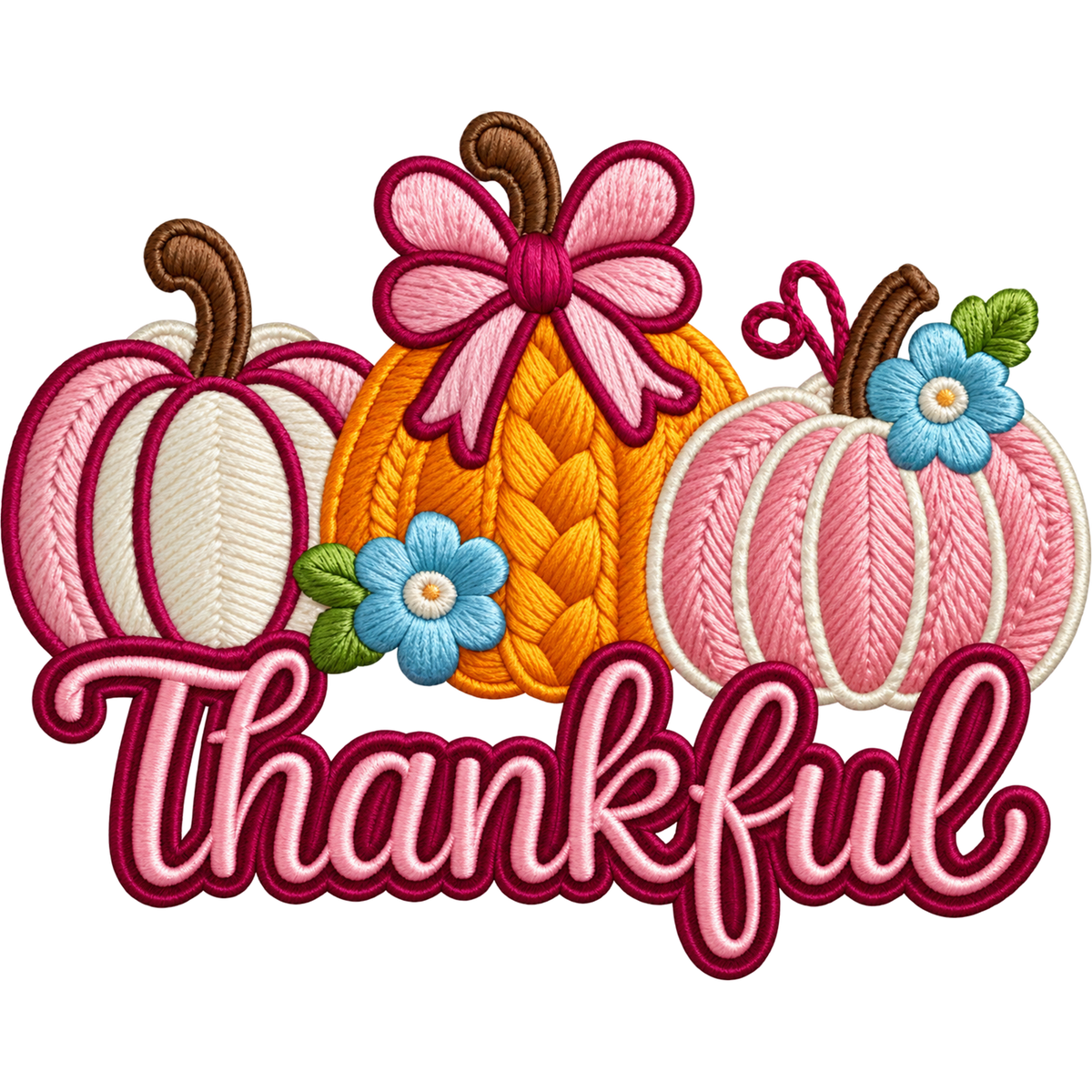 Y10 – Thanksgiving & Fall Faux Yarn DTF Transfers