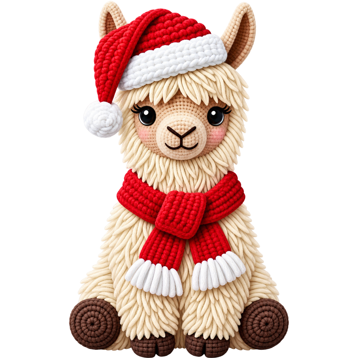 Y23 – Christmas Crochet Animals & Santa DTF Transfers