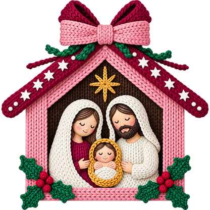 Y26 – Nativity & Christmas Faith Faux Yarn DTF Transfers
