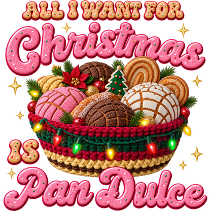 Y3-3 – Christmas Concha & Cocoa Faux Yarn DTF Transfers