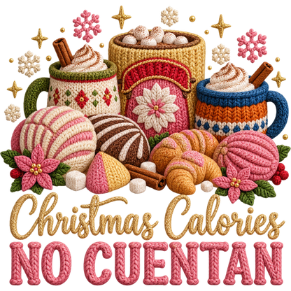 Y3-7 – Christmas Concha & Cocoa Faux Yarn DTF Transfers