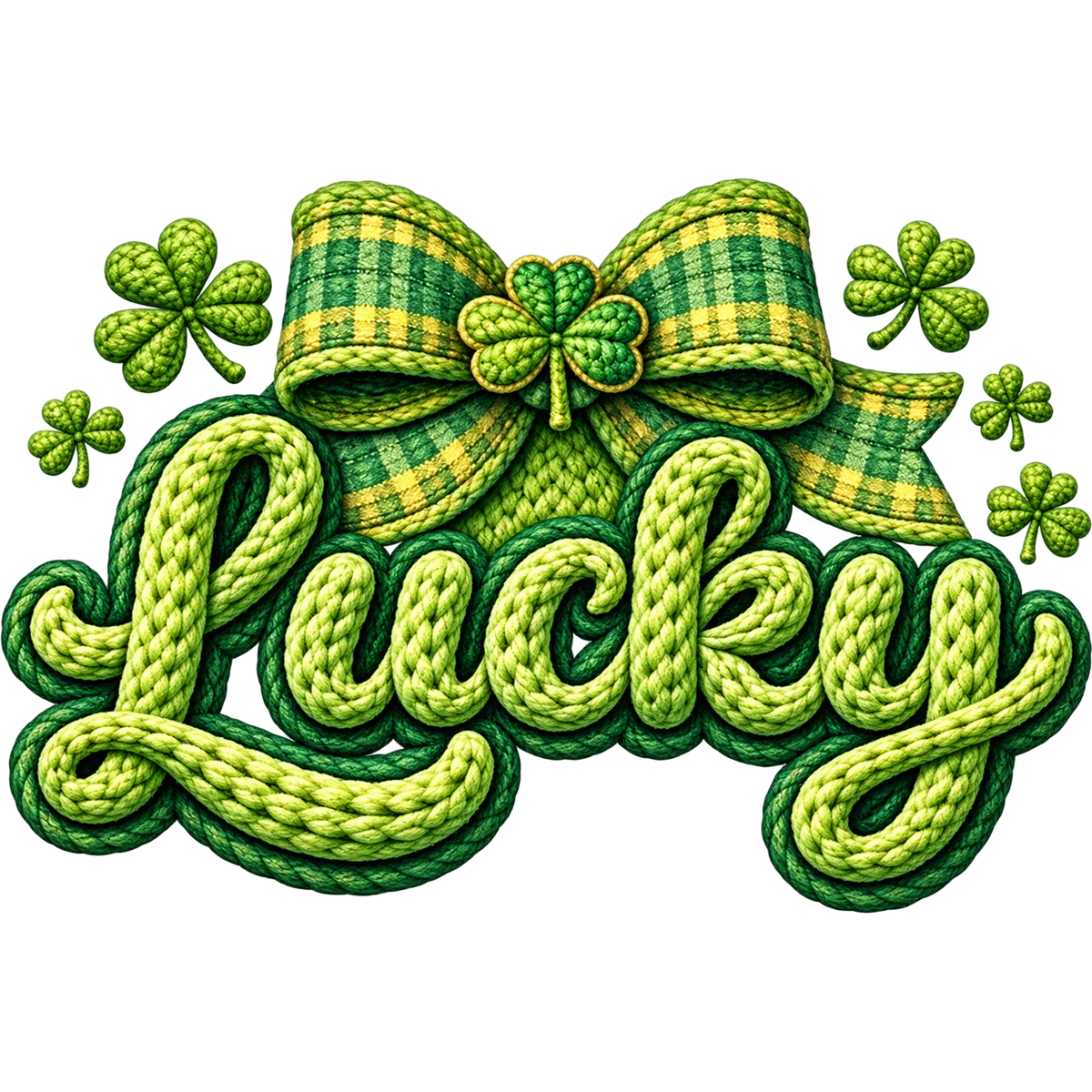 Y32 – St. Patrick’s Day Faux Yarn DTF Transfers