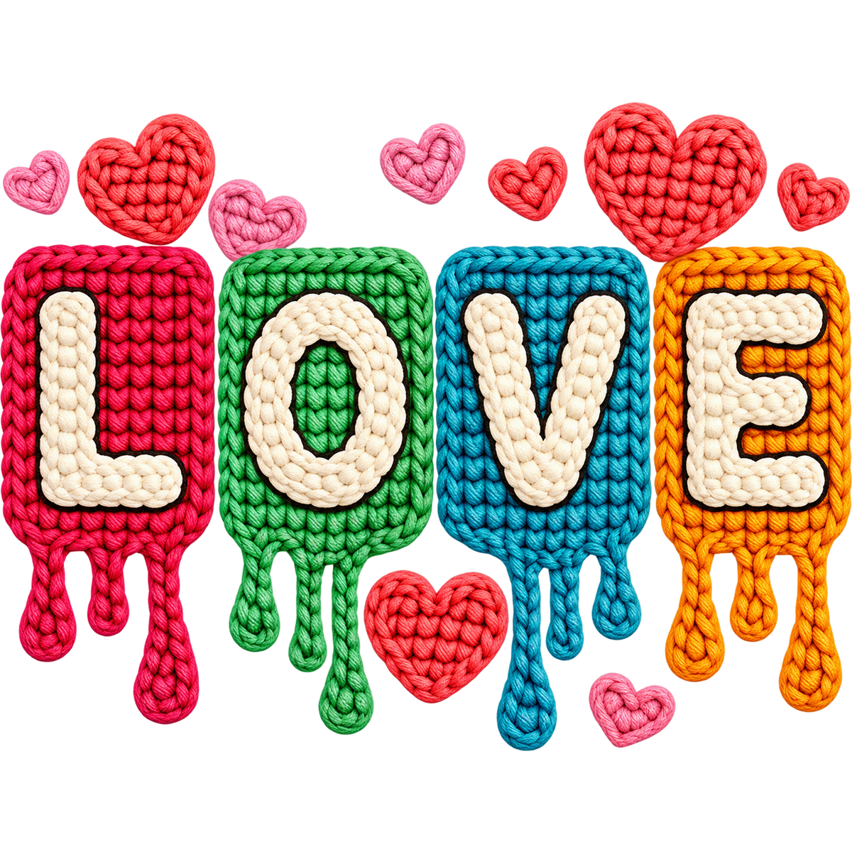 Y36 – Valentine’s Day Faux Yarn DTF Transfers