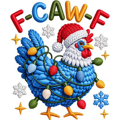 Y41 – Christmas Crochet Animals & Santa DTF Transfers