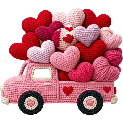 Y49-4 – Valentine’s Day Faux Yarn DTF Transfers
