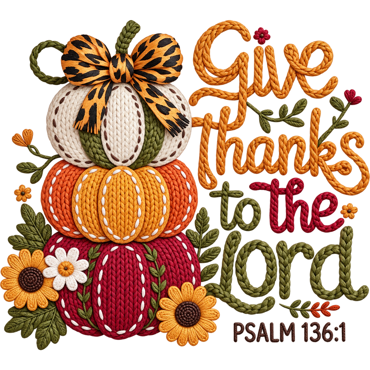 Y5 – Thanksgiving & Fall Faux Yarn DTF Transfers
